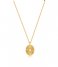Ania HaieScattered Stars Opal Disc Necklace Gold